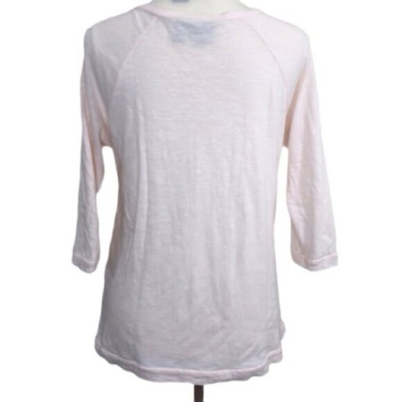 Chico s Large Blouse Top Casual Pink Lace Lightweight Shirts Contemporary Floral - Picture 3 of 9